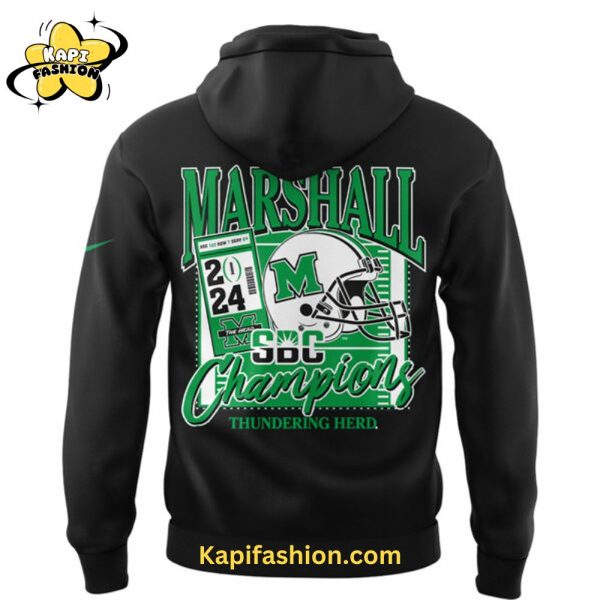 Limited Marshall Football Champions 2024 Hoodie v2 3