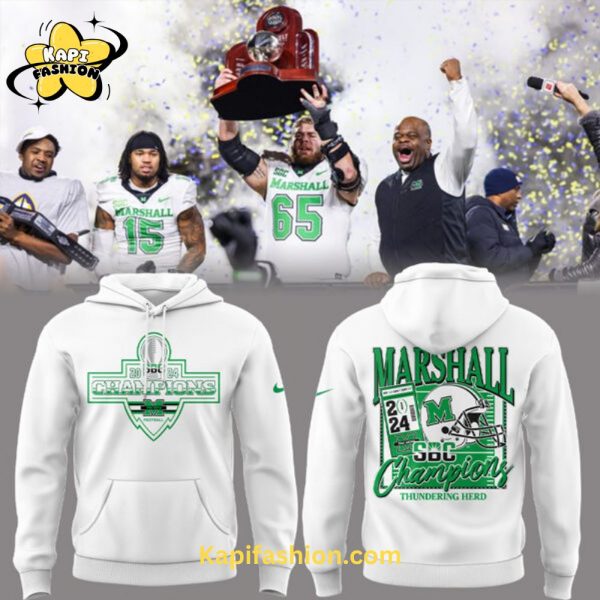 Limited Marshall Football Champions 2024 Hoodie v3