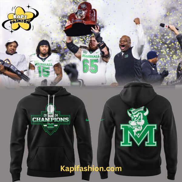 Limited Marshall Football Champions 2024 Hoodie v4