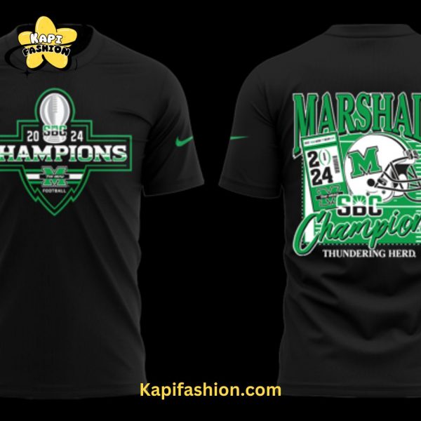 Limited Marshall Football Champions 2024 T Shirt