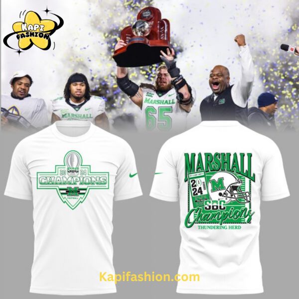 Limited Marshall Football Champions 2024 T Shirt v1