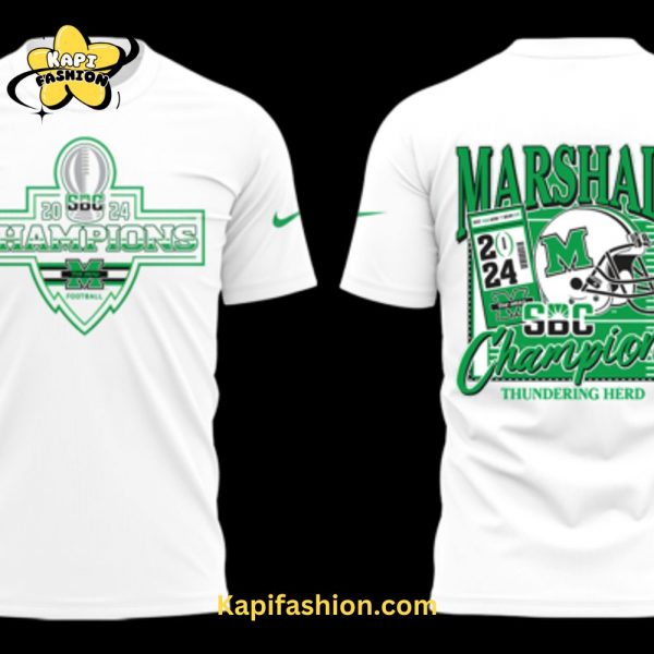 Limited Marshall Football Champions 2024 T Shirt v1