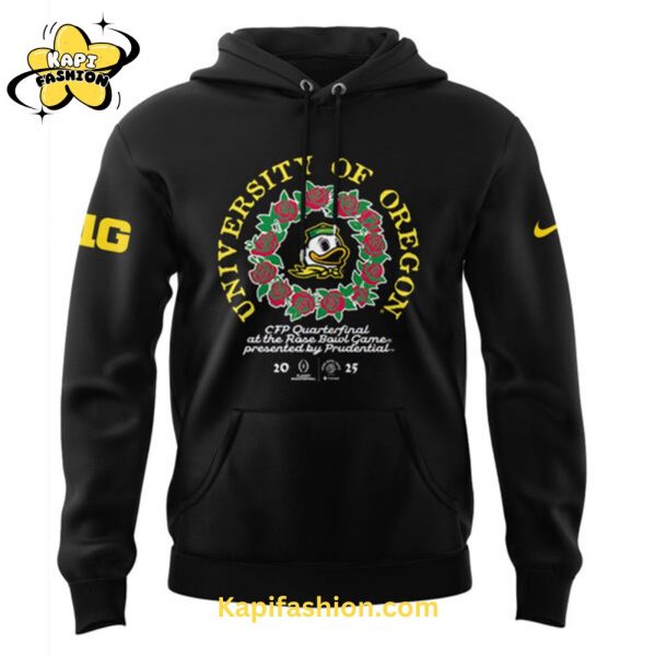 Limited Oregon Ducks Rose Bowl Game Hoodie v1