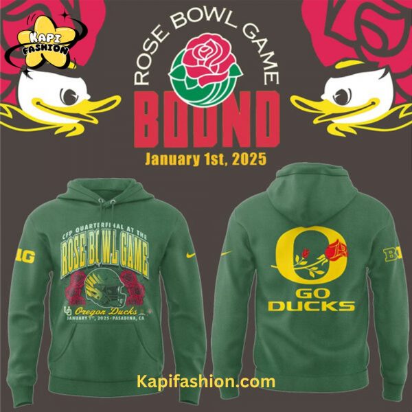 Limited Oregon Ducks Rose Bowl Game Hoodie v2