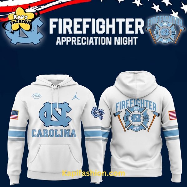 North Carolina Tar Heels Firefighter Appreciation Night Premium Limited Hoodie