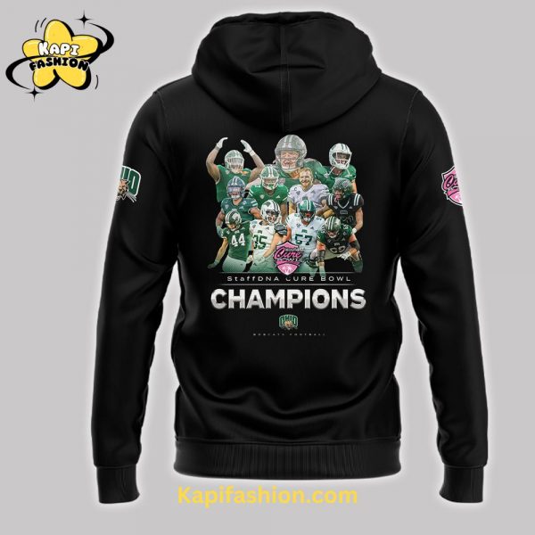 Ohio Bobcats Cure Bowl Champions Special Edition Black Hoodie v1 3