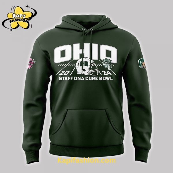 Ohio Bobcats Cure Bowl Champions Special Edition Black Hoodie v3