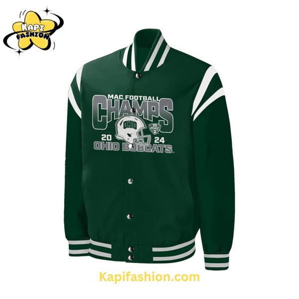 Ohio Bobcats Special Edition 2024 MAC Champions Boomber Jacket