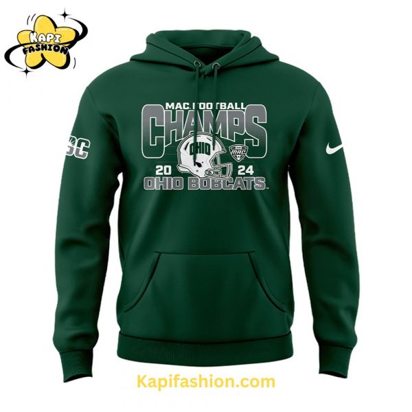 Ohio Bobcats Special Edition 2024 MAC Champions  Hoodie