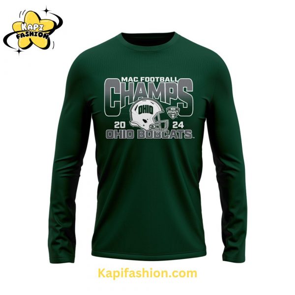 Ohio Bobcats Special Edition 2024 MAC Champions  Long sleeve Shirt