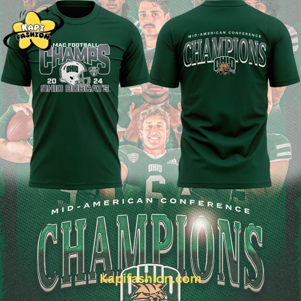 Ohio Bobcats Special Edition 2024 MAC Champions  T Shirt