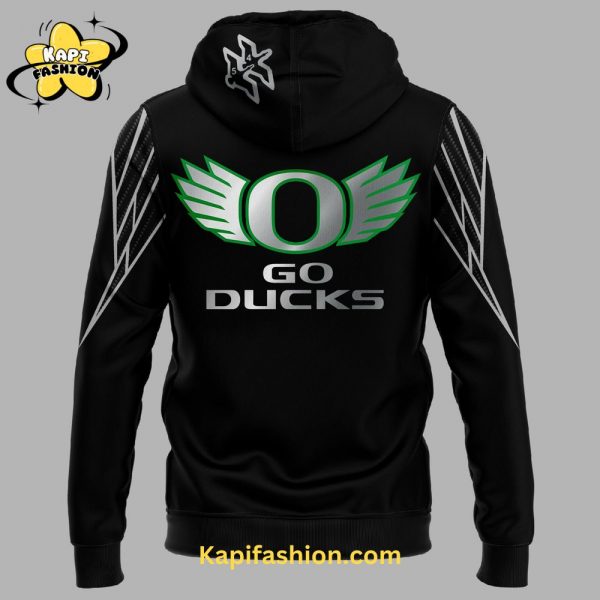 Oregon Ducks Disrupt The Darkness Limited Zip Hoodie 3