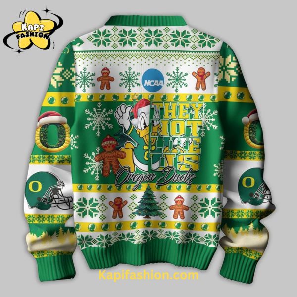 Oregon Ducks Knitted Sweater 3