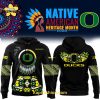 Oregon Ducks Football Nike Camo Salute to Service Club Fleece Pullover Hoodie V1