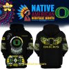 Oregon Ducks Native American Heritage Month Premium Limited Pullover Hoodie V2