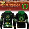 Oregon Ducks Native American Heritage Month Premium Limited Pullover Hoodie for Women V1