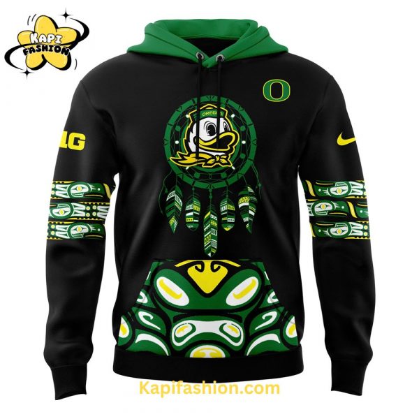 Oregon Ducks Native American Heritage Month Premium Limited Pullover Hoodie v1