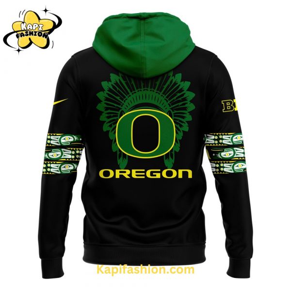 Oregon Ducks Native American Heritage Month Premium Limited Pullover Hoodie v1 3