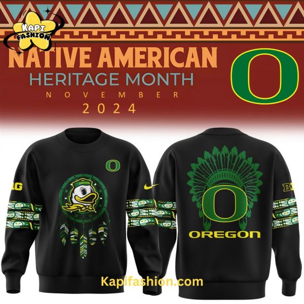 Oregon Ducks Native American Heritage Month Premium Limited SweatShirt V1