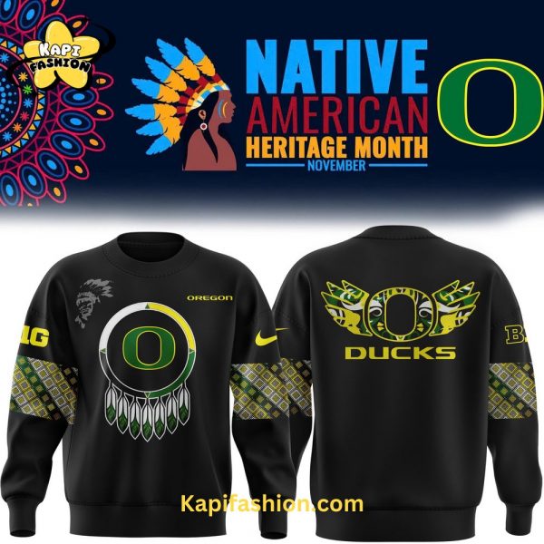 Oregon Ducks Native American Heritage Month Premium Limited SweatShirt V2