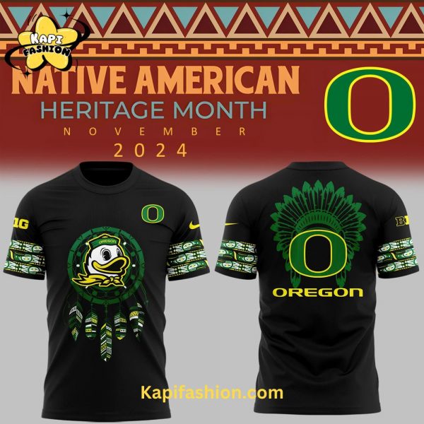 Oregon Ducks Native American Heritage Month Premium Limited T Shirt V1