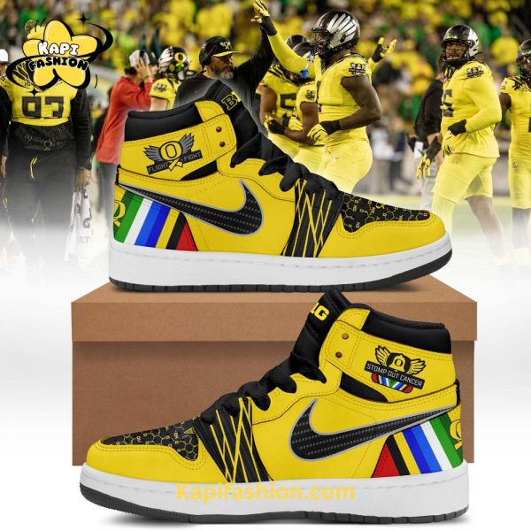 Oregon Ducks “Stomp Out Cancer” Air Jordan 1 Limited Edition