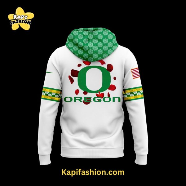 Oregon Ducks x Rose Bowl Game Hoodie Limited White Edition 112025 3