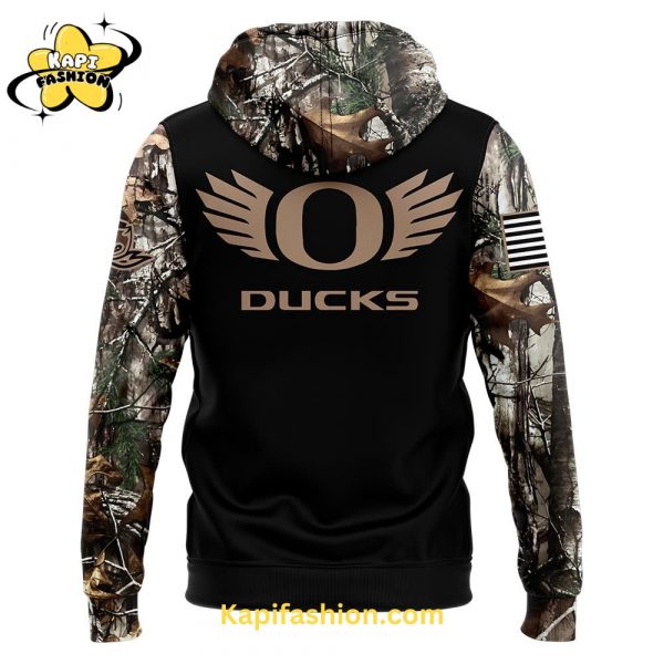 Oregon Football Nike Camo Hunting 2024 Hoodie 3