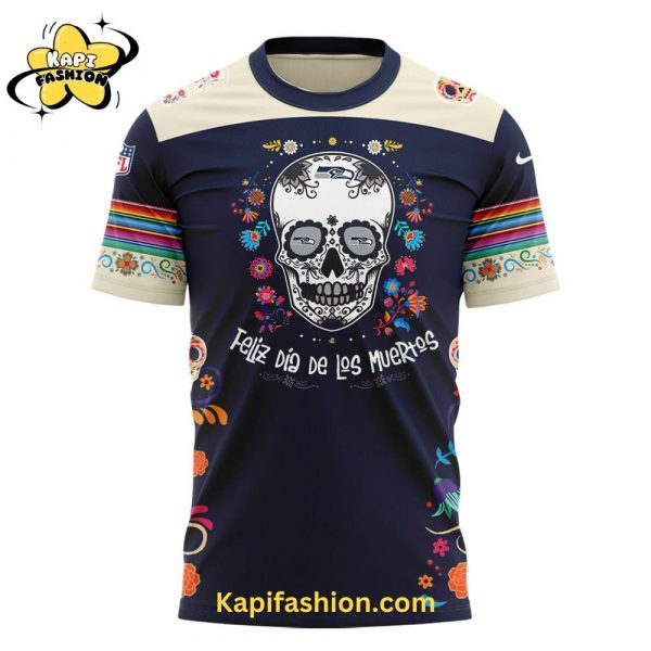 Seattle Seahawks 2024 NFL Dia De Los Muertos Premium Limited T Shirt