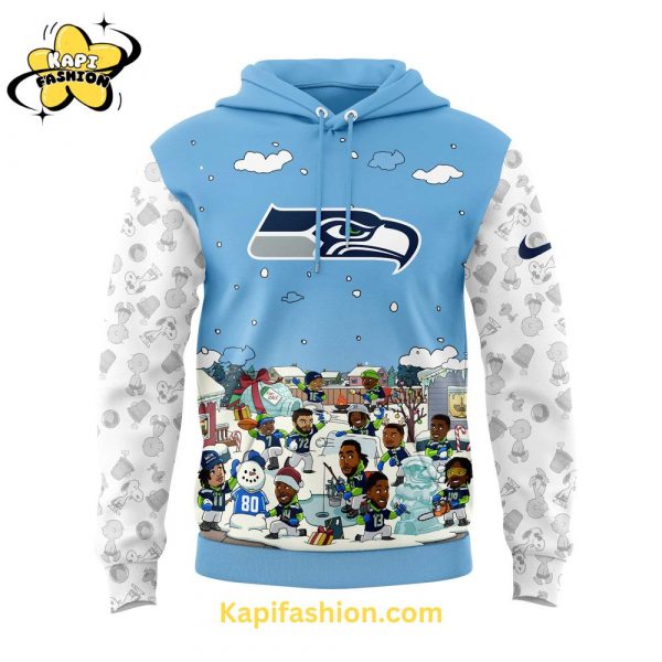 Seattle Seahawks Happy Holidays Hoodie Limited Edition 2025