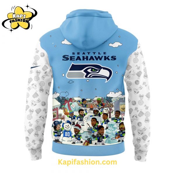 Seattle Seahawks Happy Holidays Hoodie Limited Edition 2025 3