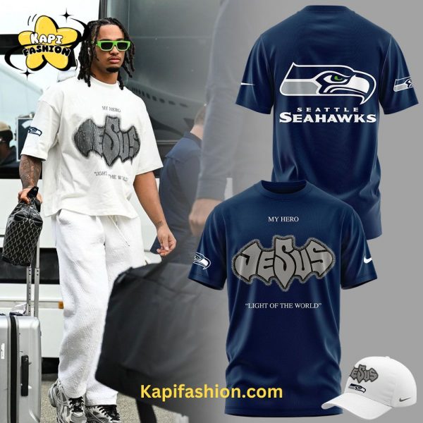 Seattle Seahawks Jesus Light of The World Limited Edition T shirt