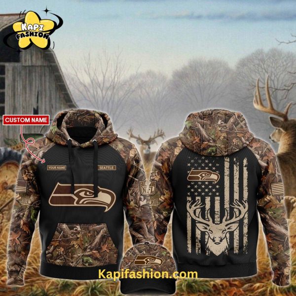 Seattle Seahawks NFL x Hunting Limited Edition Hoodie V1