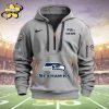 Seattle Seahawks Personalized 2D Quarter zip hoodie Limited Edition V1