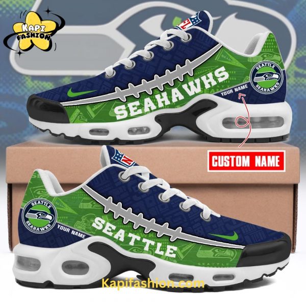 Seattle Seahawks Personalized Air Max Limited Blue Edition V3