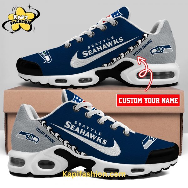 Seattle Seahawks Personalized Blue Air Max Plus V1