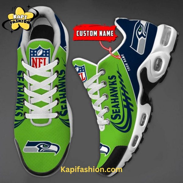 Seattle Seahawks Personalized Blue Air Max Plus V2