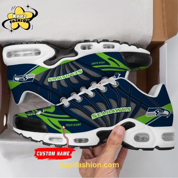 Seattle Seahawks Personalized Blue Air Max Plus V3