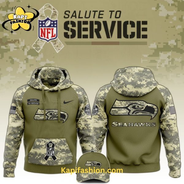 Seattle Seahawks Veterans Day Hoodie Limited Edition V3