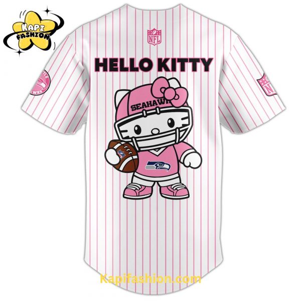 Seattle Seahawks X Kitty Pink Jersey Limited Edition V1 4