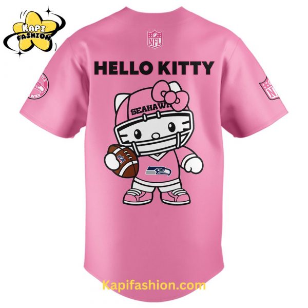 Seattle Seahawks X Kitty Pink Jersey Limited Edition V2 3