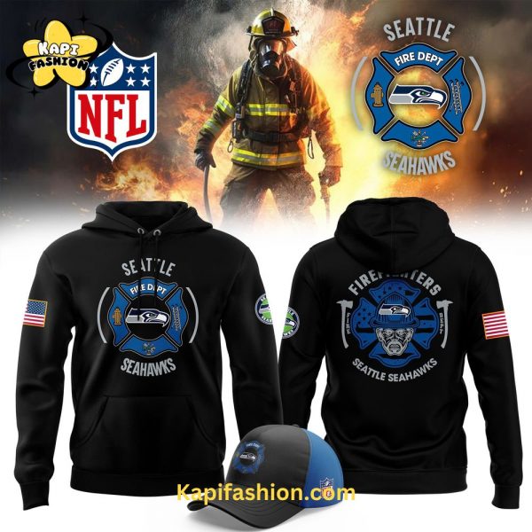 Seattle Seahawks x Firefighter Appreciation Night Premium Limited Pullover Hoodie