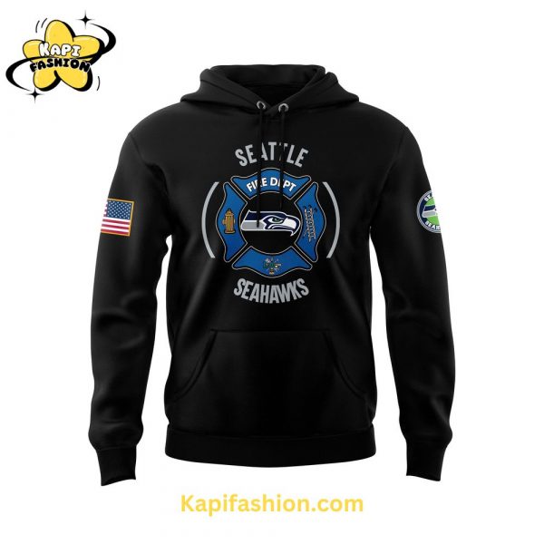 Seattle Seahawks x Firefighter Appreciation Night Premium Limited Pullover Hoodie