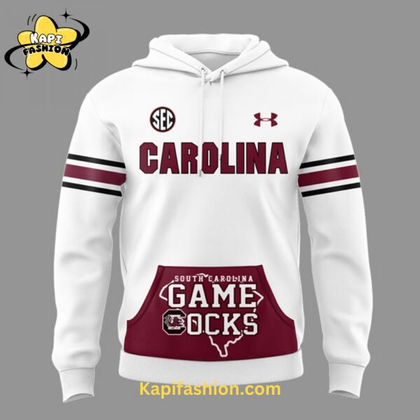 South Carolina Gamecocks Limited Edition White Hoodie v1