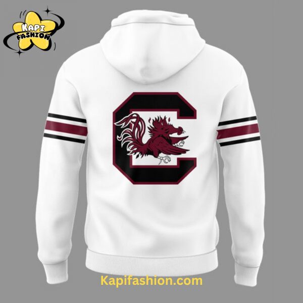 South Carolina Gamecocks Limited Edition White Hoodie v1 3