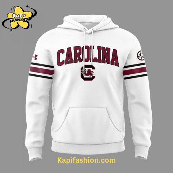 South Carolina Gamecocks Limited Edition White Hoodie v2