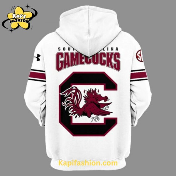 South Carolina Gamecocks Limited Edition White Womens Hoodie 3