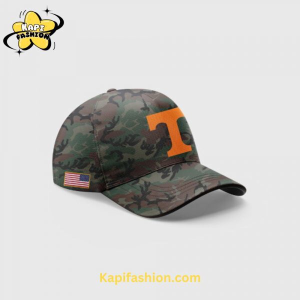 Tennessee Football Nike Camo Salute to Service Club Custom Name Hoodie