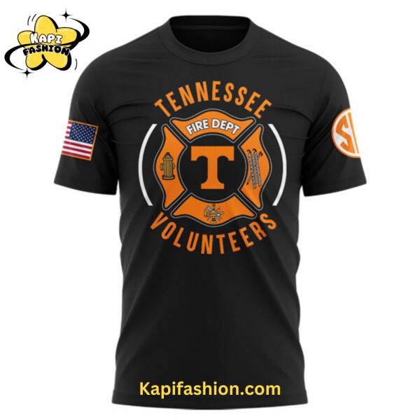 Tennessee Football x 2024 Firefighter Appreciation Night Premium Limited Black T Shirt