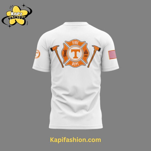 Tennessee Football x 2024 Firefighter Appreciation Night Premium Limited White T Shirt 3